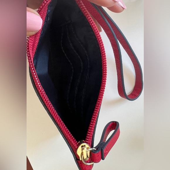 Tommy Hilfiger: Red Wristlet/ Cardholder (Red) - Picture 5 of 6